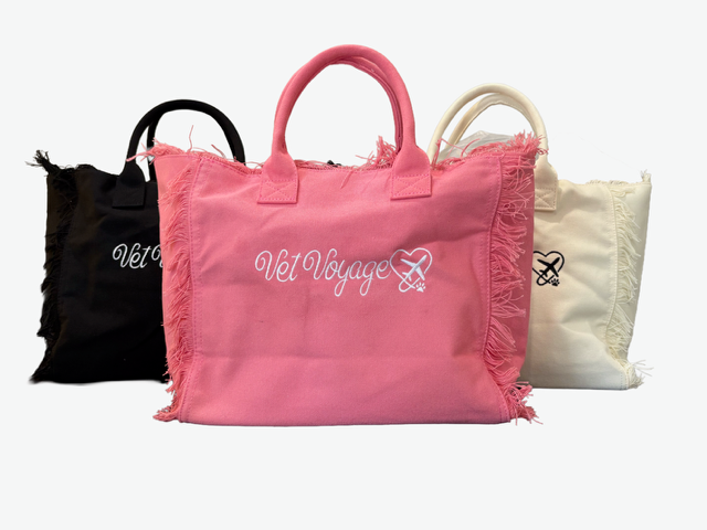 Tassel Tote Bag – Pink