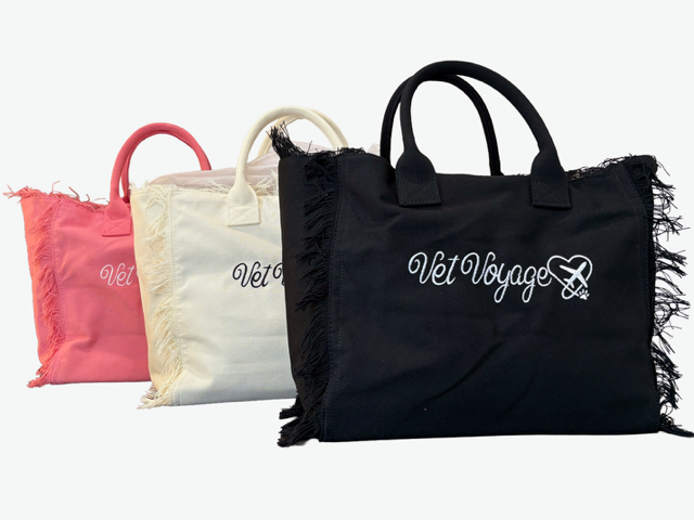 Tassel Tote Bag – Black
